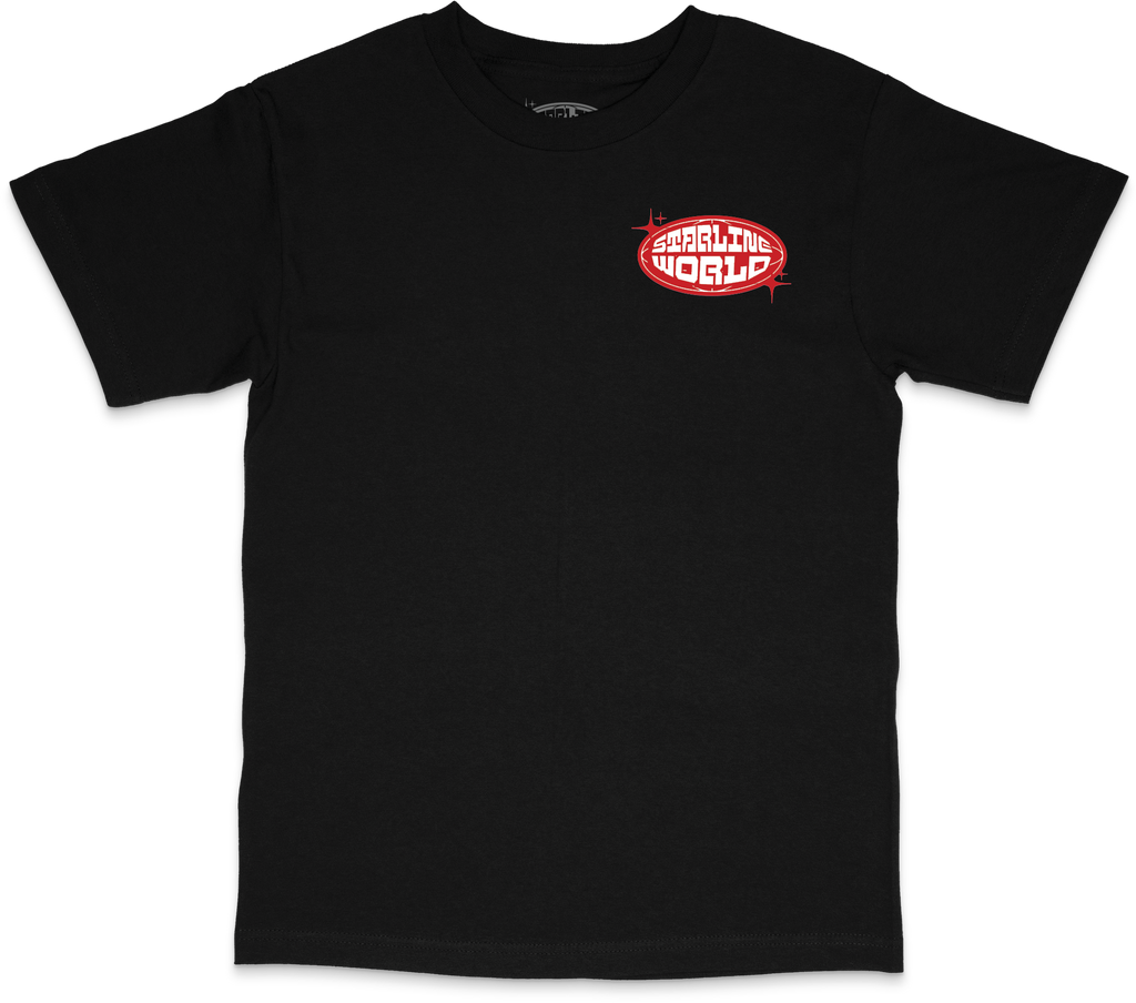 StarlineWorld (Black-Red) Tee