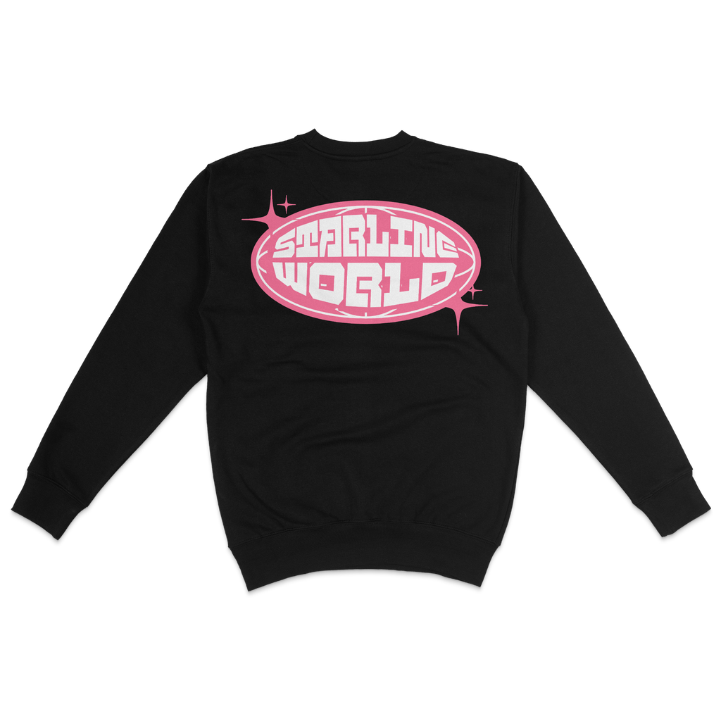 StarlineWorld (Black-Pink) CREWNECK